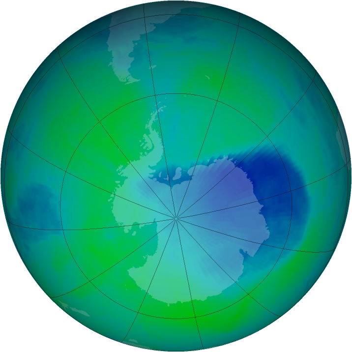 Ozone Map 1999-12-26